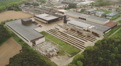 Luchtfoto bedrijf Altez, huidige situatie